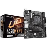 Pagrindinė plokštė Gigabyte  A520M K V2 1.0 M/B  Processor family AMD  Processor socket AM4  DDR