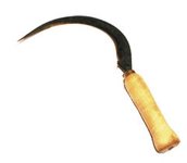 Serrated sickle RUN 300mm