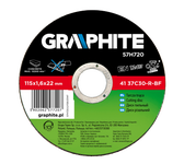 Graphite Cutting shield for stone 115x1.6x2.2mm (57H720)