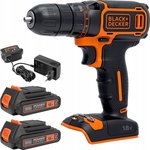 Drilling machine Black&Decker 18 V 2 x battery 1.5 Ah