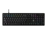 Žaidimų klaviatūra CORSAIR K70 RGB CORE, mechaninė, juoda