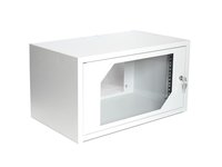 Pakabinama spinta KatLINK 19'' 6U 550x350mm stiklinės durys RAL7035