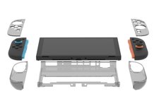 Dėklas DELTACO GAMING skirtas Nintendo Switch 2, skaidrus, pilkas / GAM-195