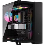 Corsair iCUE LINK 6500X RGB „Midi Tower“ Juoda