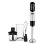 Tefal HB6568 trintuvas 0,8 L Panardinamas maišytuvas 1000 W Juoda, Nerūdijančiojo plieno