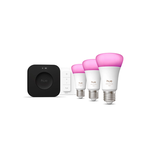 Philips Hue Starter set: 3 smart E27 bulbs, dimmer switch