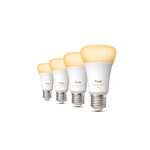 Philips Hue WA 810 A60 4P EU  E27  6 W  Warm to cool white light  Bluetooth and Zigbee