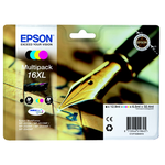 Toneris Epson 16XL Multipack Ink Cartridge, Black, cyan, magenta, yellow