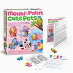 Žaislas 4M Cute Pets Mould and Paint, Suitable for children aged 5 and above.