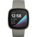 Išmanusis laikrodis FITBIT Sense, Sage Grey/Silver Stainless Steel