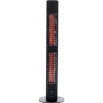 Infraraudonųjų spindulių šildytuvas RD-DARK-3000L, Black, IP55