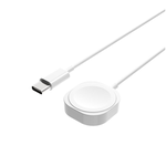 Išmaniojo laikrodžio įkroviklis FIXED su USB-C kabeliu, baltas
