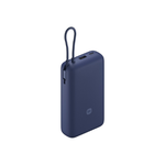 Išorinė baterija XIAOMI 33W, 20000 mAh, 1xUSB-C, 1xUSB A, ir su integruotu USB-C kabeliu, mėlyna