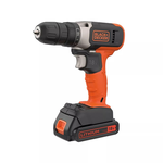 BLACK & DECKER Cordless Drill Driver BCD001C2-QW 18 V 2x1.5 Ah Lithium