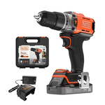 BLACK & DECKER Cordless Drill Driver BCD383D1XK-QW 18 V 2.0 Ah Lithium