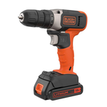 BLACK & DECKER Cordless Drill Driver BCD001C1-QW 18 V 1.5 Ah Lithium