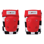 Globber Set of Knee and Elbow Pads, Racing, 529-001  Red