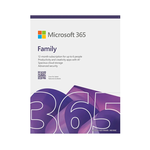 Programinė įranga Microsoft M365 Family  EP2-32335  License term 1 year(s)  English  EuroZone