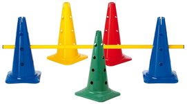 Estafečių kūgis 40cm 12 sk. red