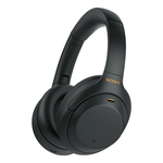 Ausinės SONY WH-1000XM4 juoda, ant ausų, bluetooth, bevielės, triukšmo slopinimas