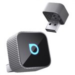 Adapteris Ottocast Mini Cube belaidis CarPlay/Android Auto juodas