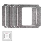 Atsarginė stačiakampė mikropluošto šluostė langų valymo robotams 5 vnt.