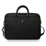 Kompiuterio krepšys GUESS Nylon Triangle Logo GUCB15NTMLBK 16", juodas
