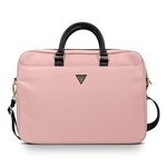 Kompiuterio krepšys GUESS Nylon Triangle Logo GUCB15NTMLLP 16", rožinis