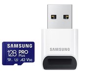 Kortelių skaitytuvas SAMSUNG MICRO SDXC PRO+128GB MB-MD128SB/WW
