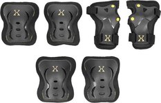 Nils Extreme Black-yellow H320 set of protectors L