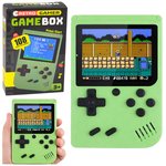 Žaidimų konsolė RETRO 108 viename, LCD ekranas, žalia