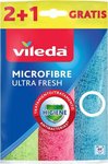 VILEDA MIKROPLUOŠTAS ULTRA FRESH 3 VNT.