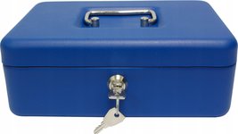 Metalplus Blue money box (21533AS_BLUE)