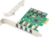 Kontroleris Digitus PCIe 2.0 x1 - 4x USB 3.0 (DS-30226)