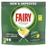 Indaplovių kapsulės FAIRY All in One  LEMON, 27 vnt.