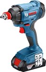 Impact wrench Bosch GDX 180-LI 18 V 1/4" + 2 x 2 Ah battery