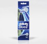 Gillette Blue II shaving machine 10pcs