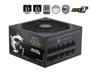 Power SupplyMSIMAG A1200PLS PCIE5ATXPC100 - 240 V1200 WMAGA1200PLSPCIE5