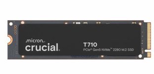 SSDCRUCIALT7104TBM.2PCIe Gen5NVMeWrite speed 13800 MBytes/secRead speed 14500