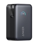 Išorinė baterija ANKER 10000 mAh, 45 W su USB-C laidu juodas