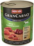 suaugusių šunų konservai Grancarno adult 800g su jautiena ir ančių širdelėmis MR
