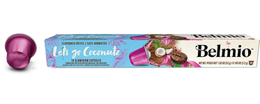 Kavos kapsulės Belmio Let's go Coconutz, Nespresso kavos aparatams, 10 kapsulių / BLIO31581
