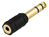 Adapteris DELTACO garso, 6.3mm M-3.5mm F stereo / AD-1-K / 00180001