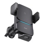 Automobilinis laikiklis BASEUS 4.7-7.5" ekranų telefonams su belaidžiu įkrovimu 15W, IR jutikliu
