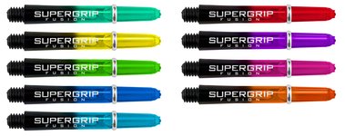 Darts koteliai SUPERGRIP FUSION Shrt 33mm 3vnt asort.