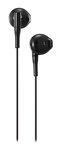 Ausinės STREETZ į ausis, atsiliepimo mygtukas, 3.5mm, mic, juodos / E130-BLK