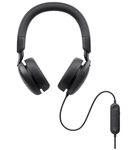 Ausinės Dell  Pro Wired On-Ear Headset  WH5024  Built-in microphone  USB Type-A  ANC  Black