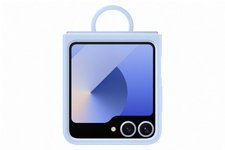 Dėkliukas SAMSUNG Galaxy Flip6, nugarėlė, Blue