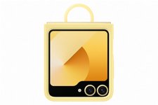 Dėkliukas SAMSUNG Galaxy Flip6, nugarėlė, Yellow