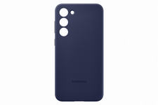 Dėkliukas SAMSUNG Galaxy S23+, nugarėlė, silikoninis, Navy